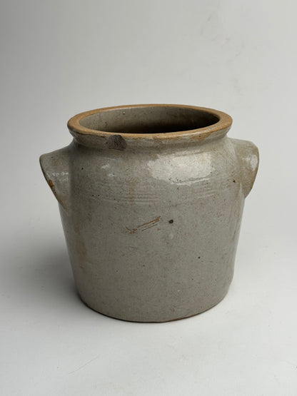 Medium Grey Mottled French Confit Pot