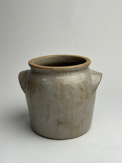 Medium Grey Mottled French Confit Pot