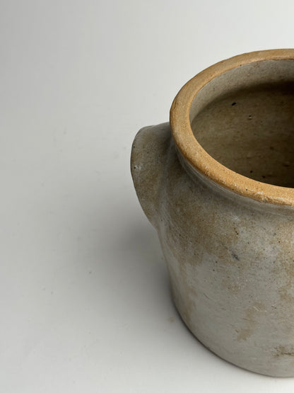 Medium Grey Mottled French Confit Pot