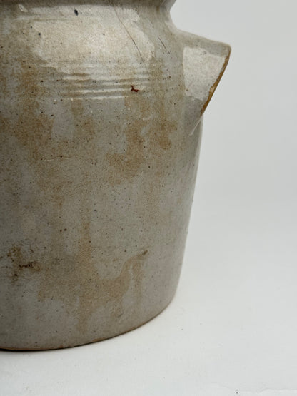 Medium Grey Mottled French Confit Pot