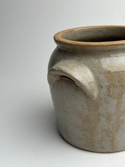 Medium Grey Mottled French Confit Pot