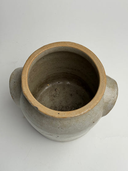 Medium Grey Mottled French Confit Pot