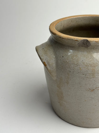Medium Grey Mottled French Confit Pot