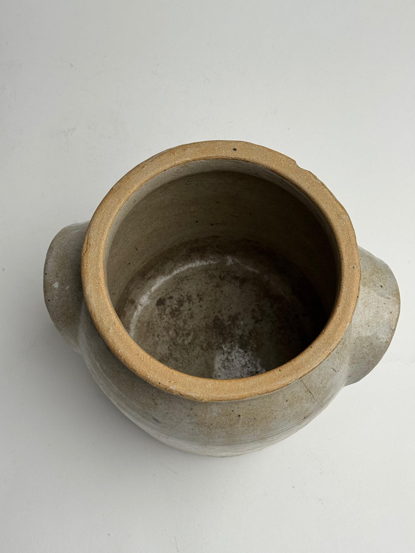 Medium Grey Mottled French Confit Pot