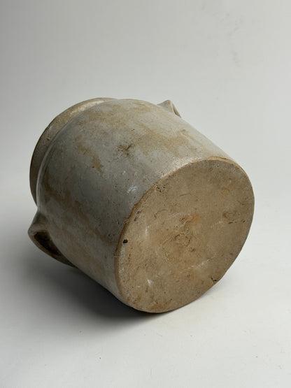 Medium Grey Mottled French Confit Pot