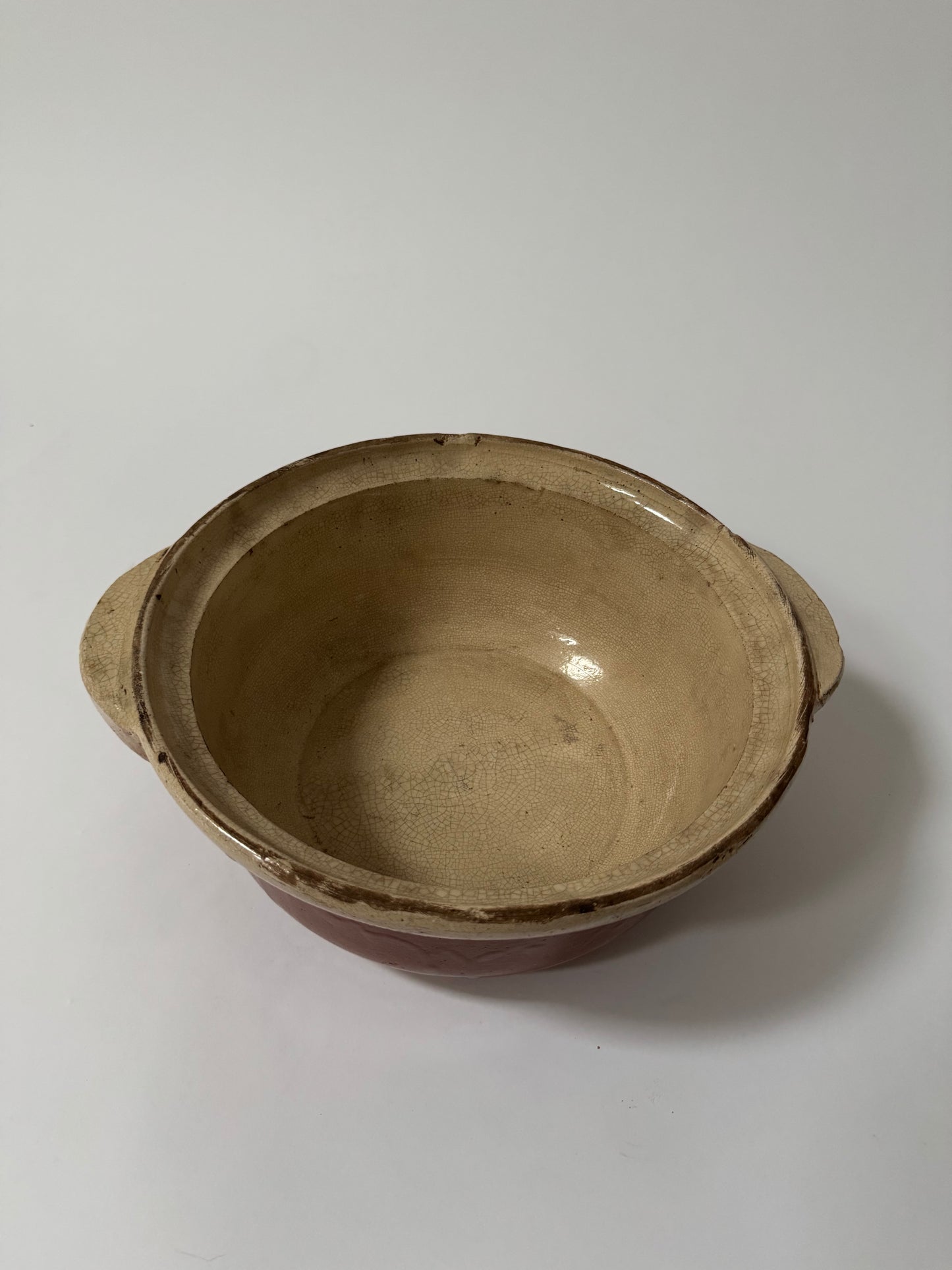 Large Vintage French Country Mixing Bowl