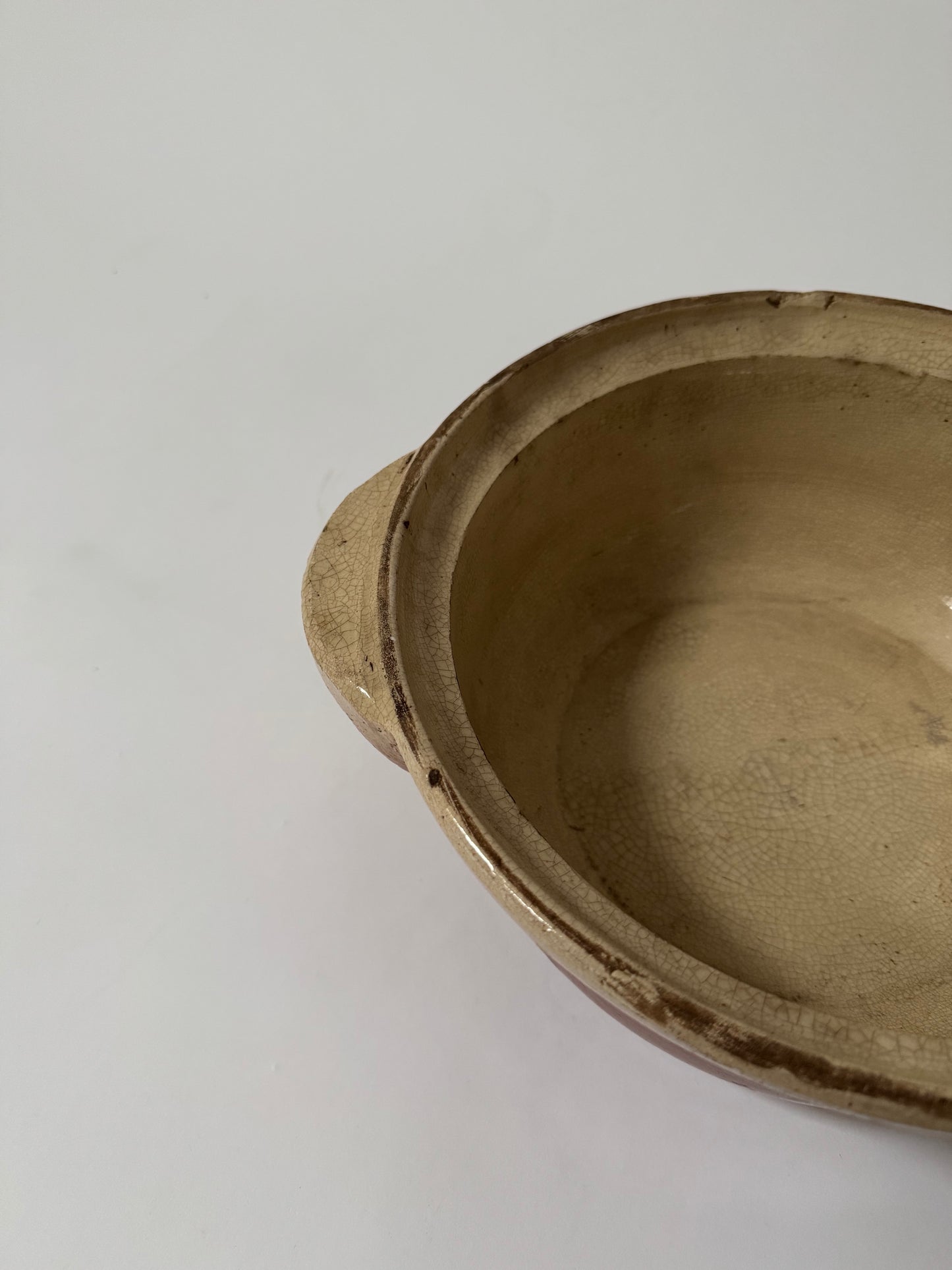 Large Vintage French Country Mixing Bowl