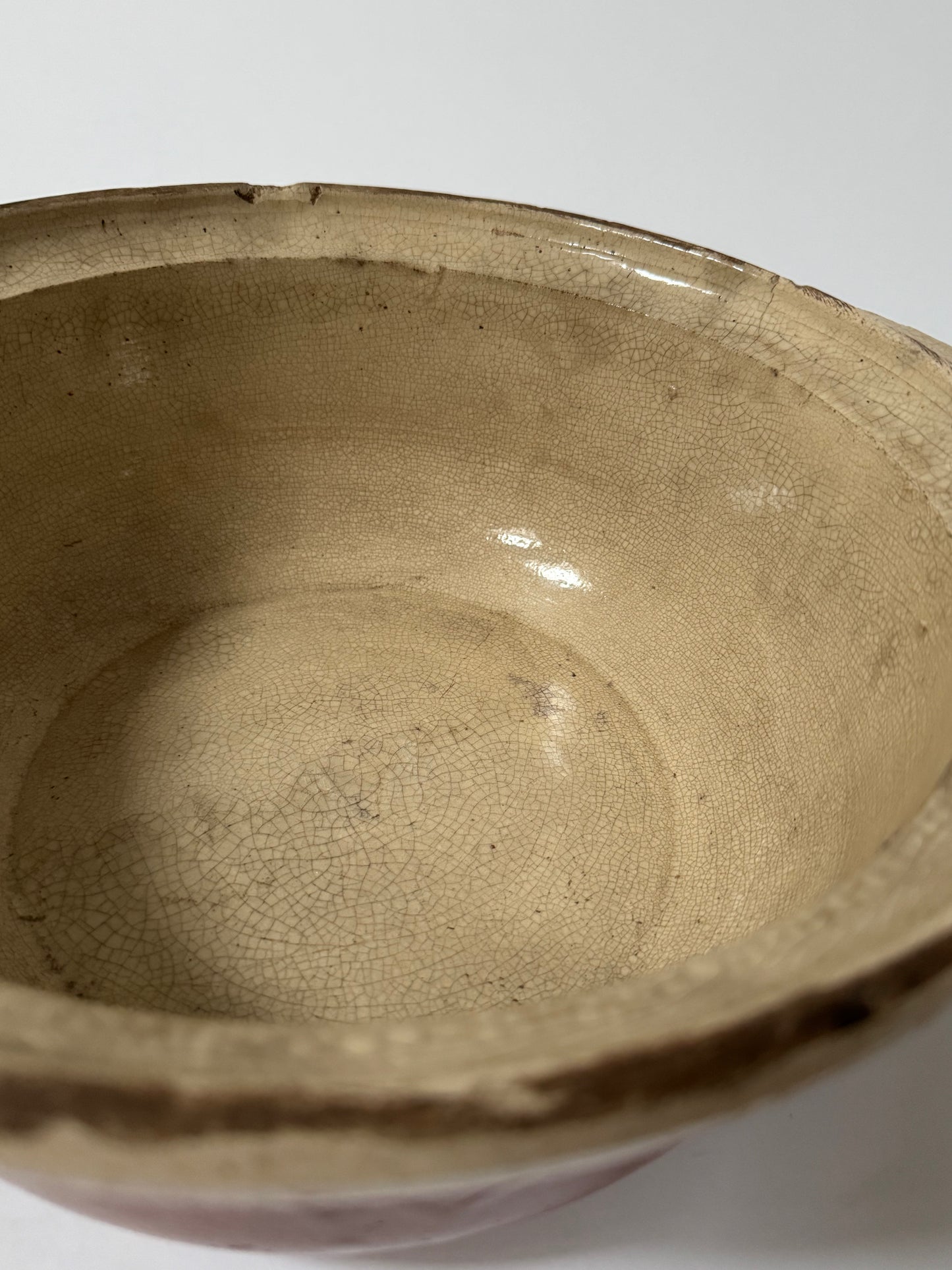 Large Vintage French Country Mixing Bowl