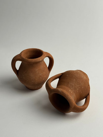 Small Twin Handled Turkish Pots