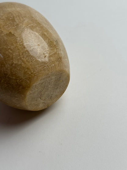 Small Beige Marble Pot