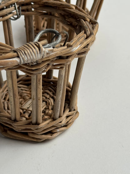 Small Vintage Wicker Baskets