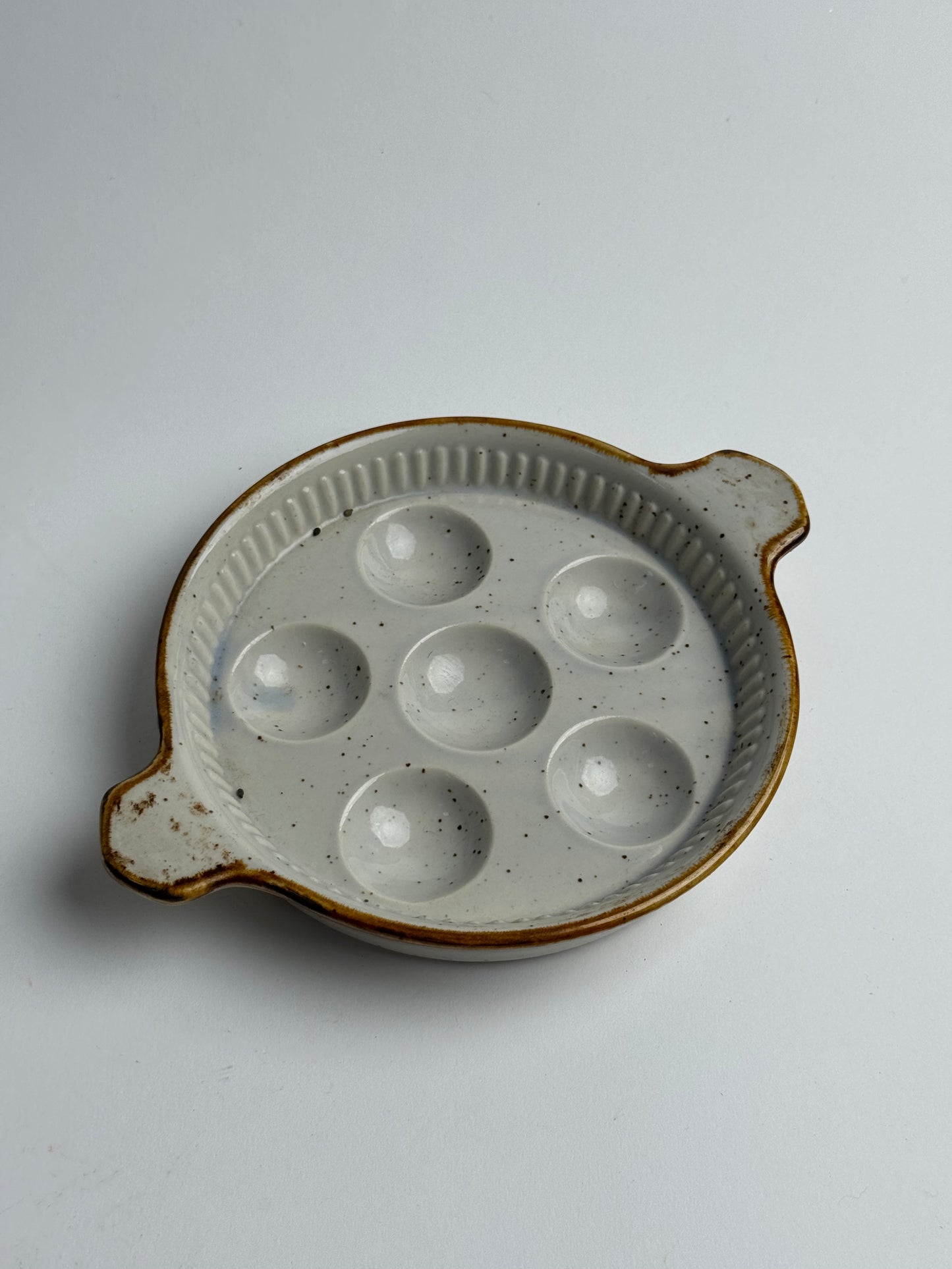 Vintage French Escargot Plate