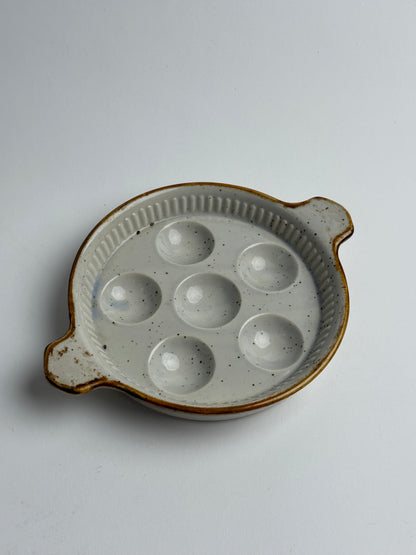 Vintage French Escargot Plate