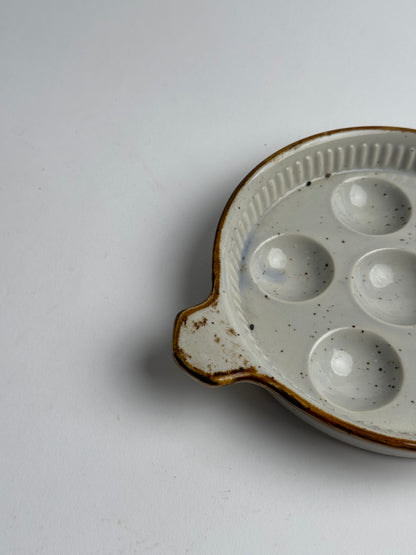 Vintage French Escargot Plate