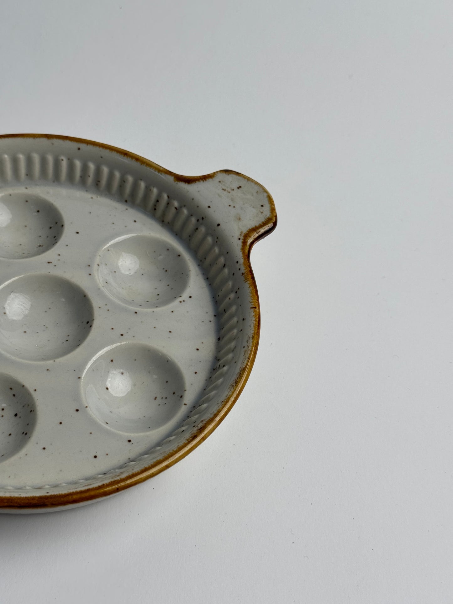 Vintage French Escargot Plate