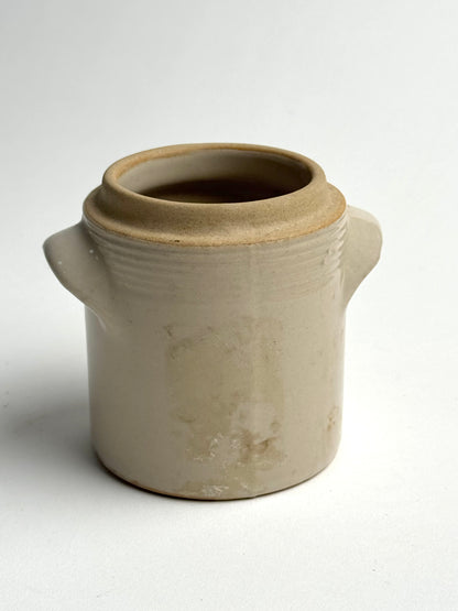 Small Cream French Cofit Pot