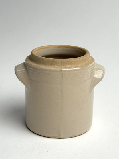 Small Cream French Cofit Pot
