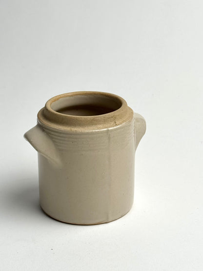 Small Cream French Cofit Pot