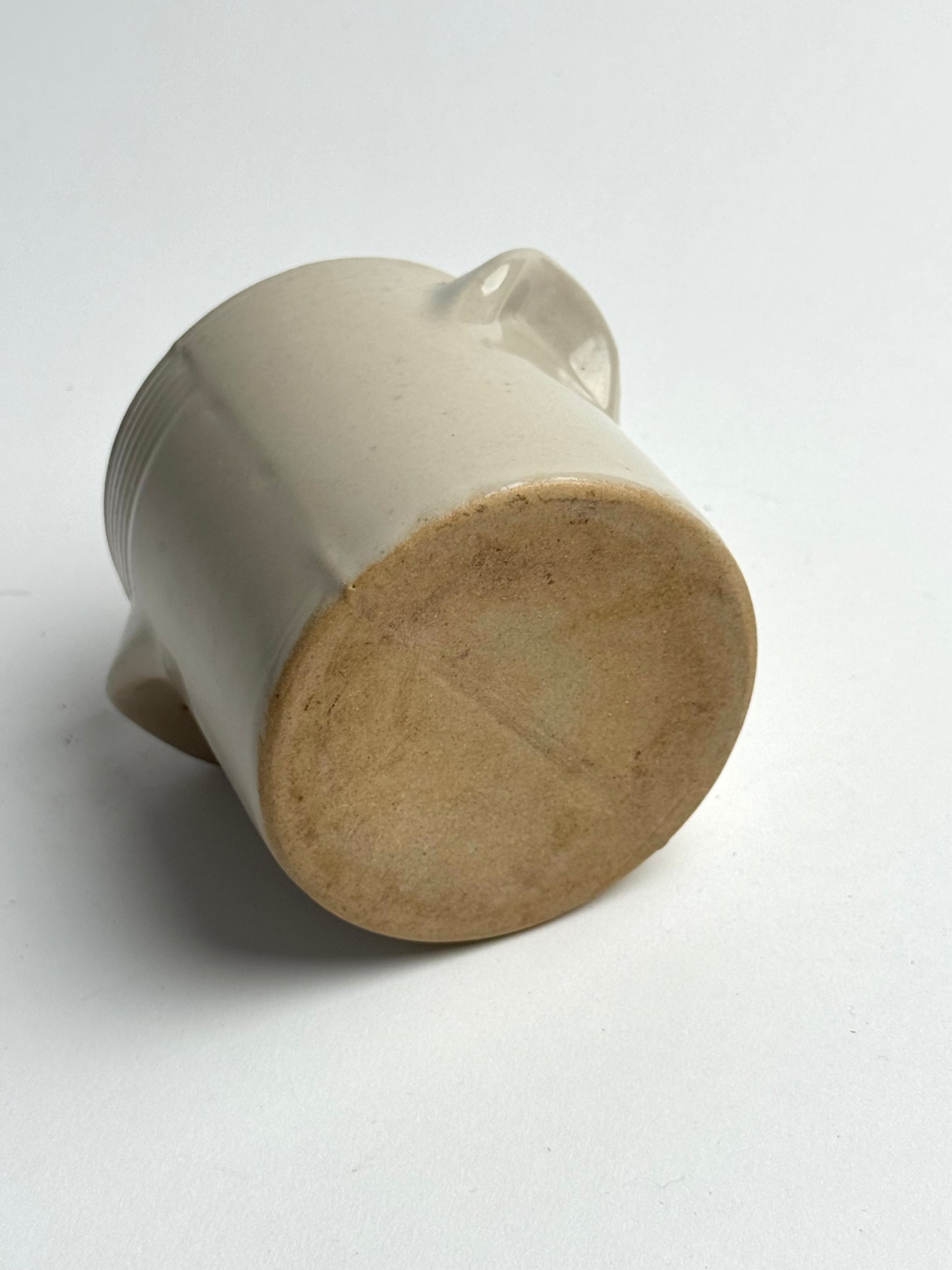 Small Cream French Cofit Pot