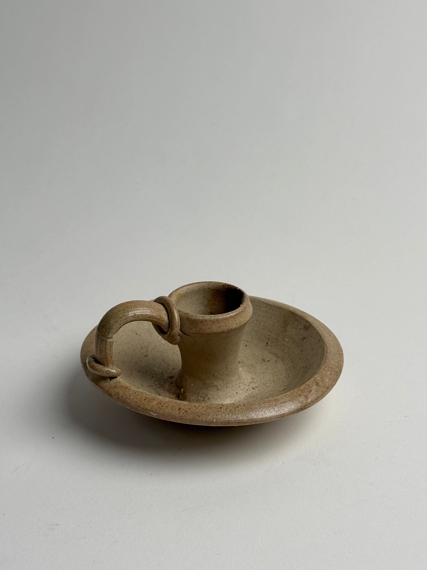 Stoneware Pottery Candle Holder
