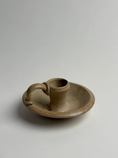 Stoneware Pottery Candle Holder