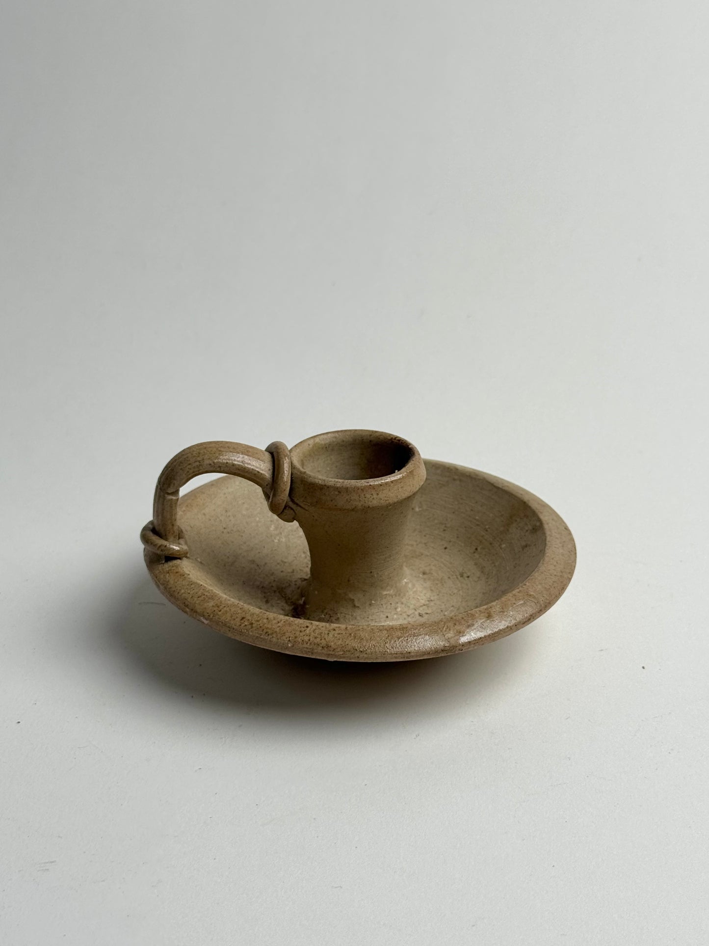 Stoneware Pottery Candle Holder
