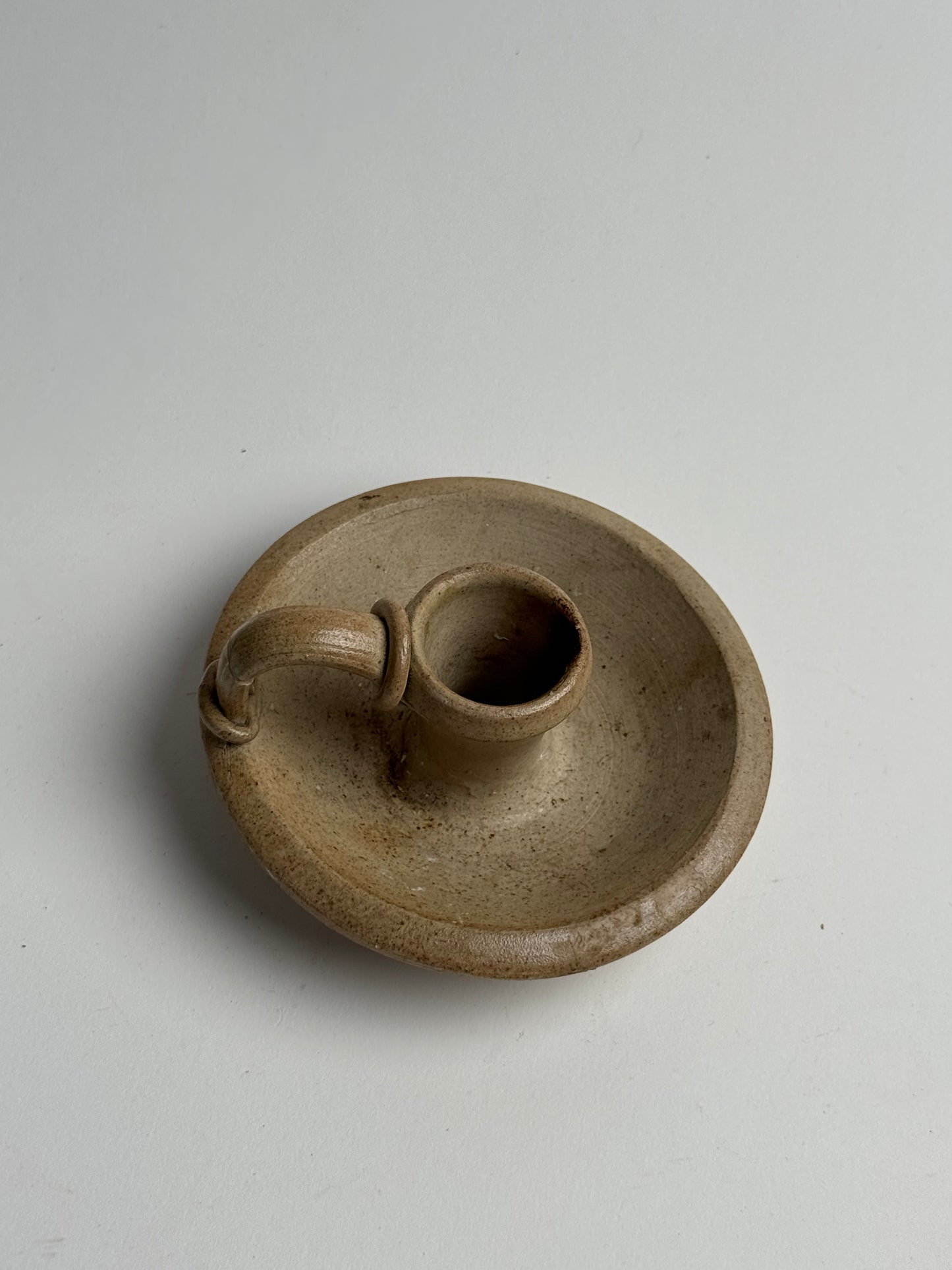 Stoneware Pottery Candle Holder