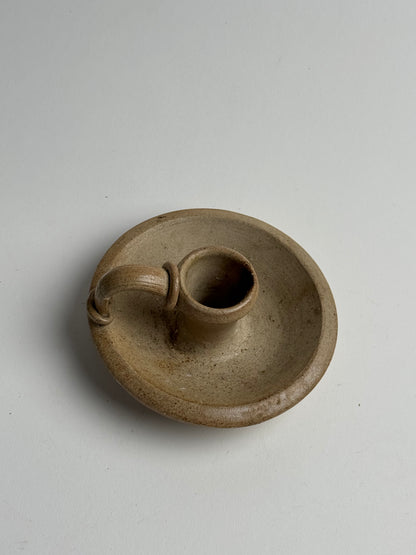 Stoneware Pottery Candle Holder