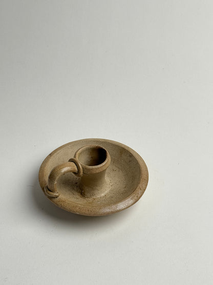 Stoneware Pottery Candle Holder