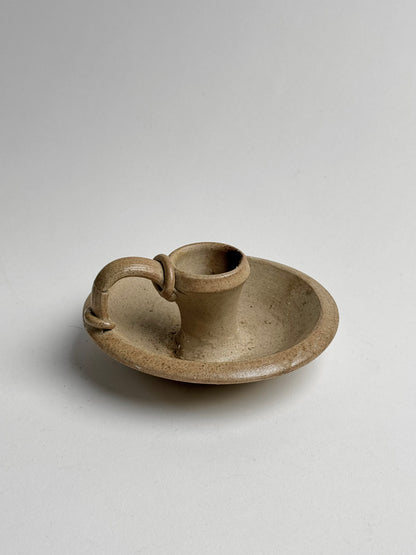 Stoneware Pottery Candle Holder