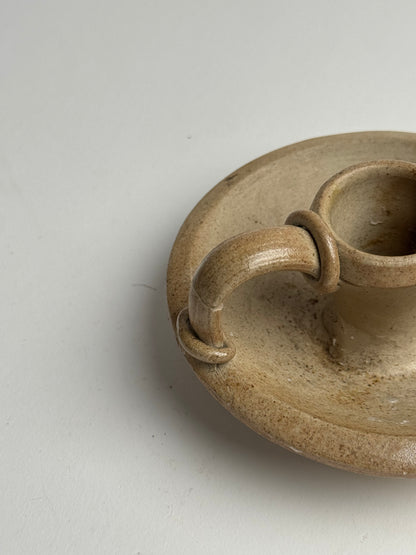 Stoneware Pottery Candle Holder