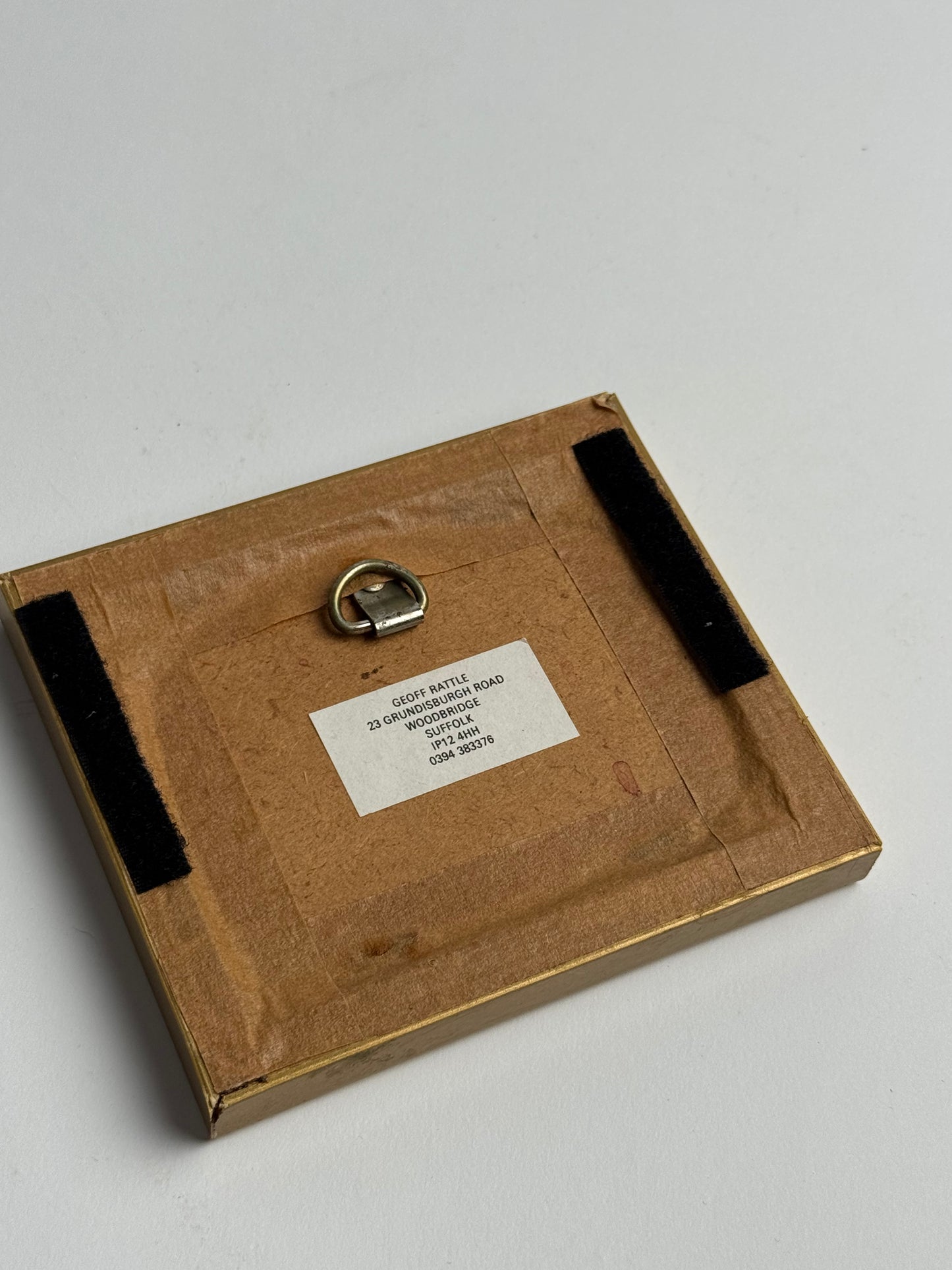 Small Gold & Green Framed Vintage Art