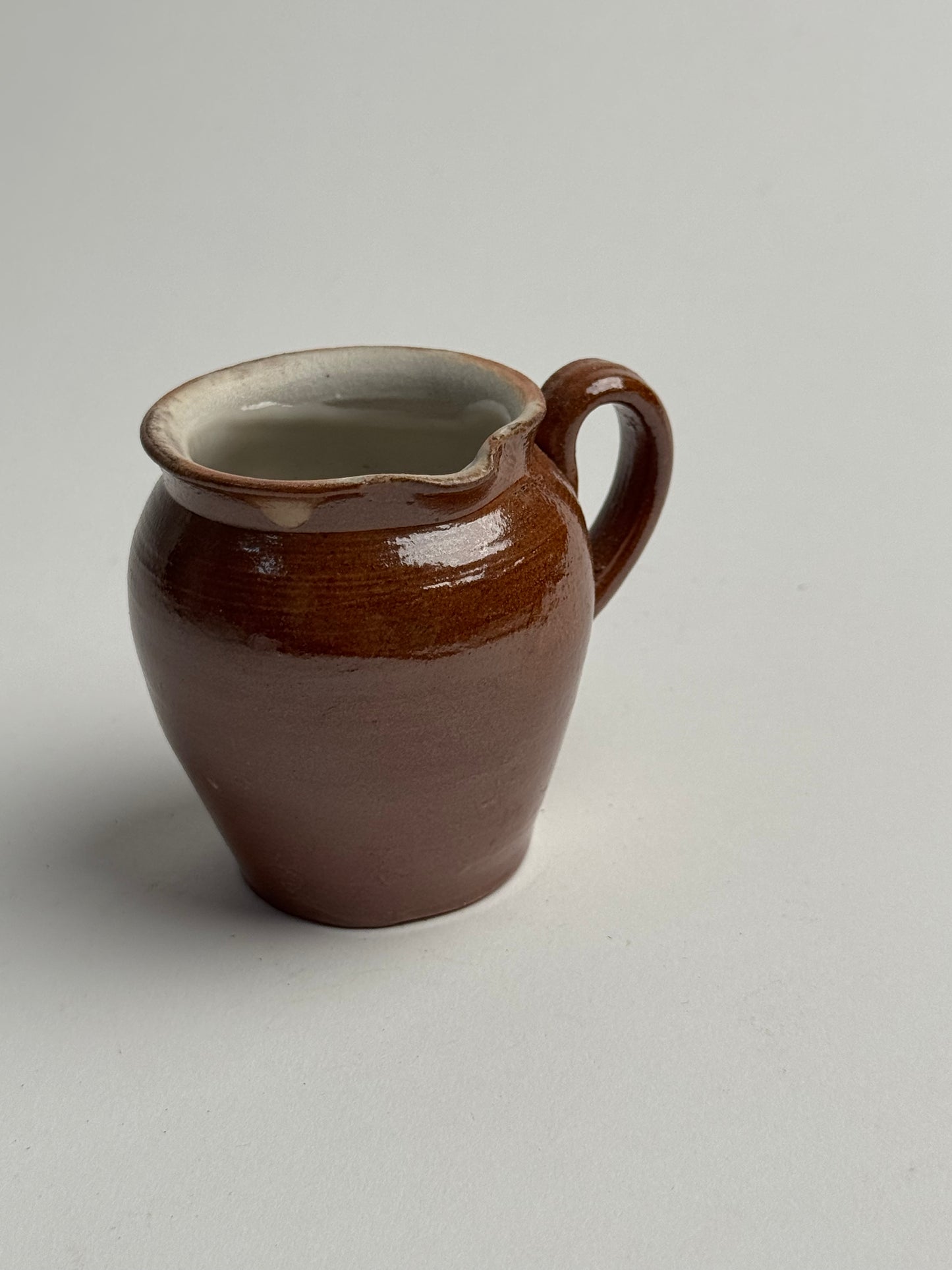 Miniature Glazed French Jug