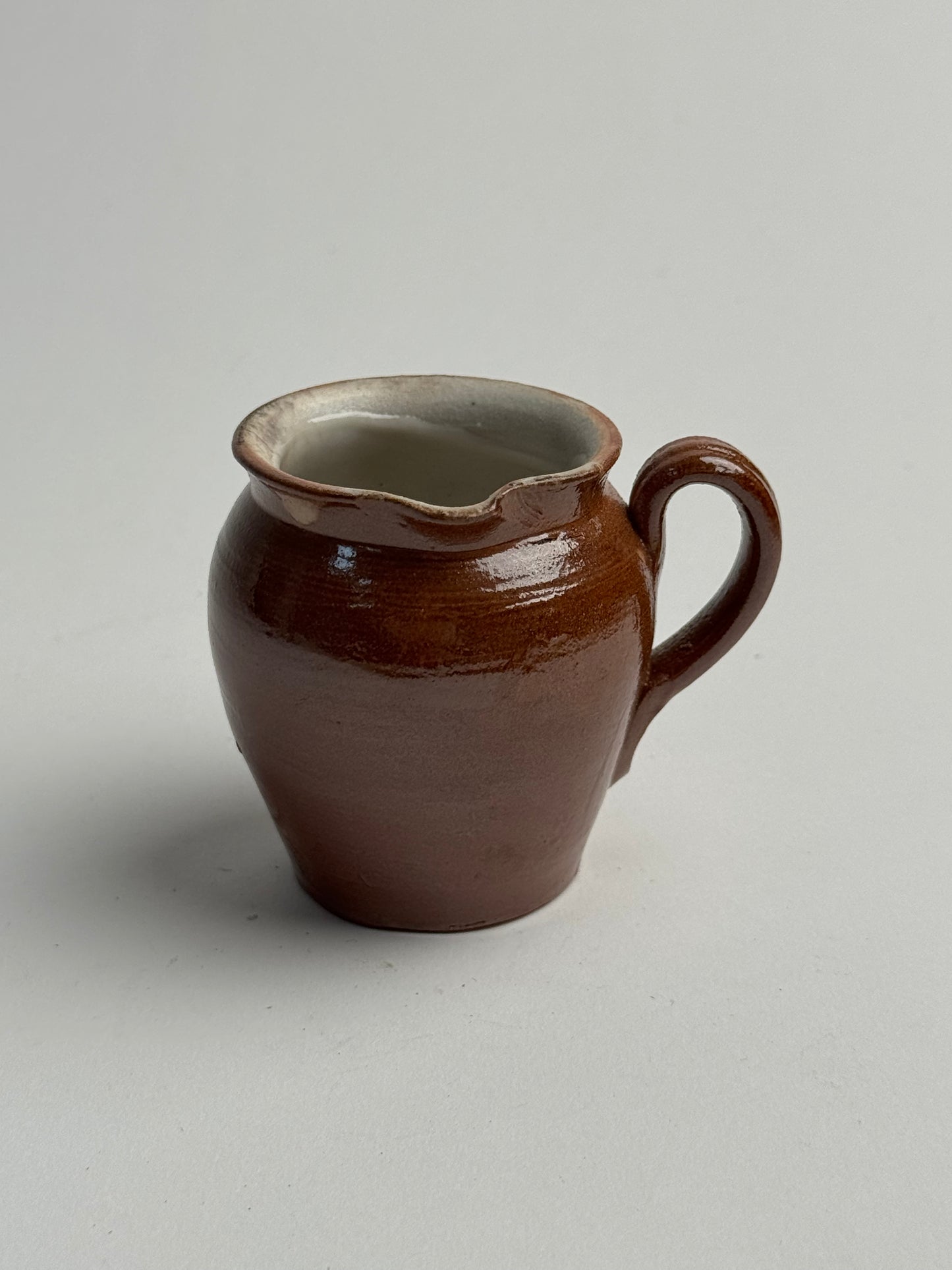Miniature Glazed French Jug