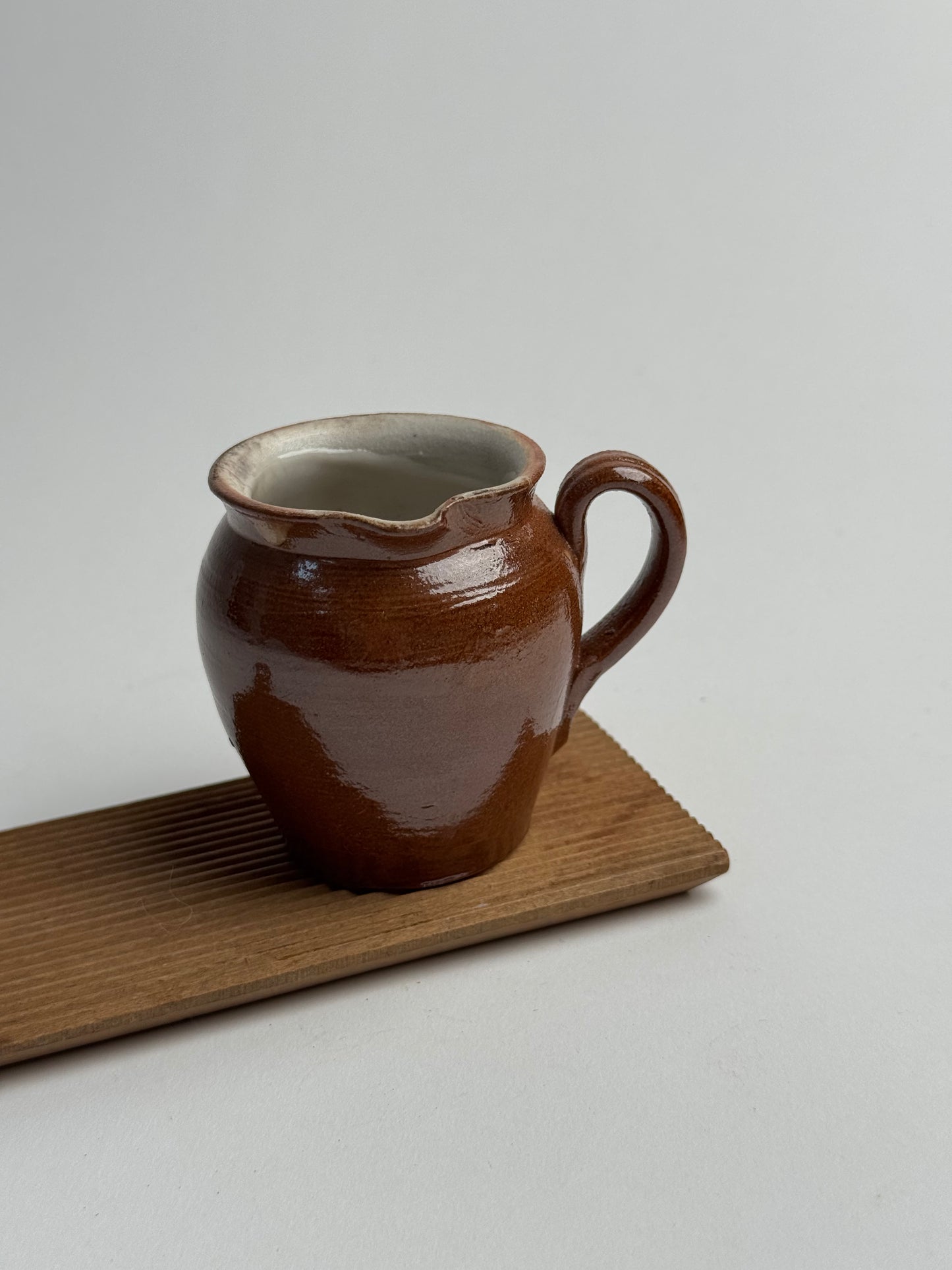 Miniature Glazed French Jug