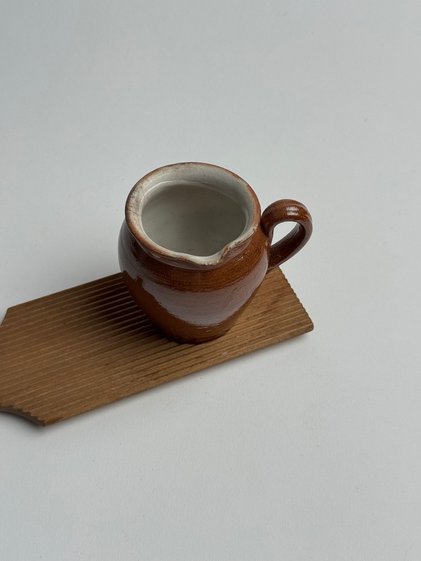 Miniature Glazed French Jug