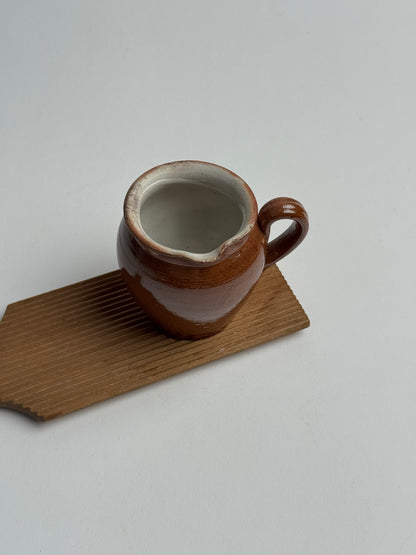 Miniature Glazed French Jug