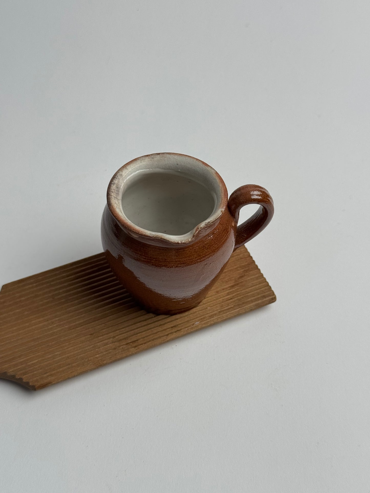 Miniature Glazed French Jug