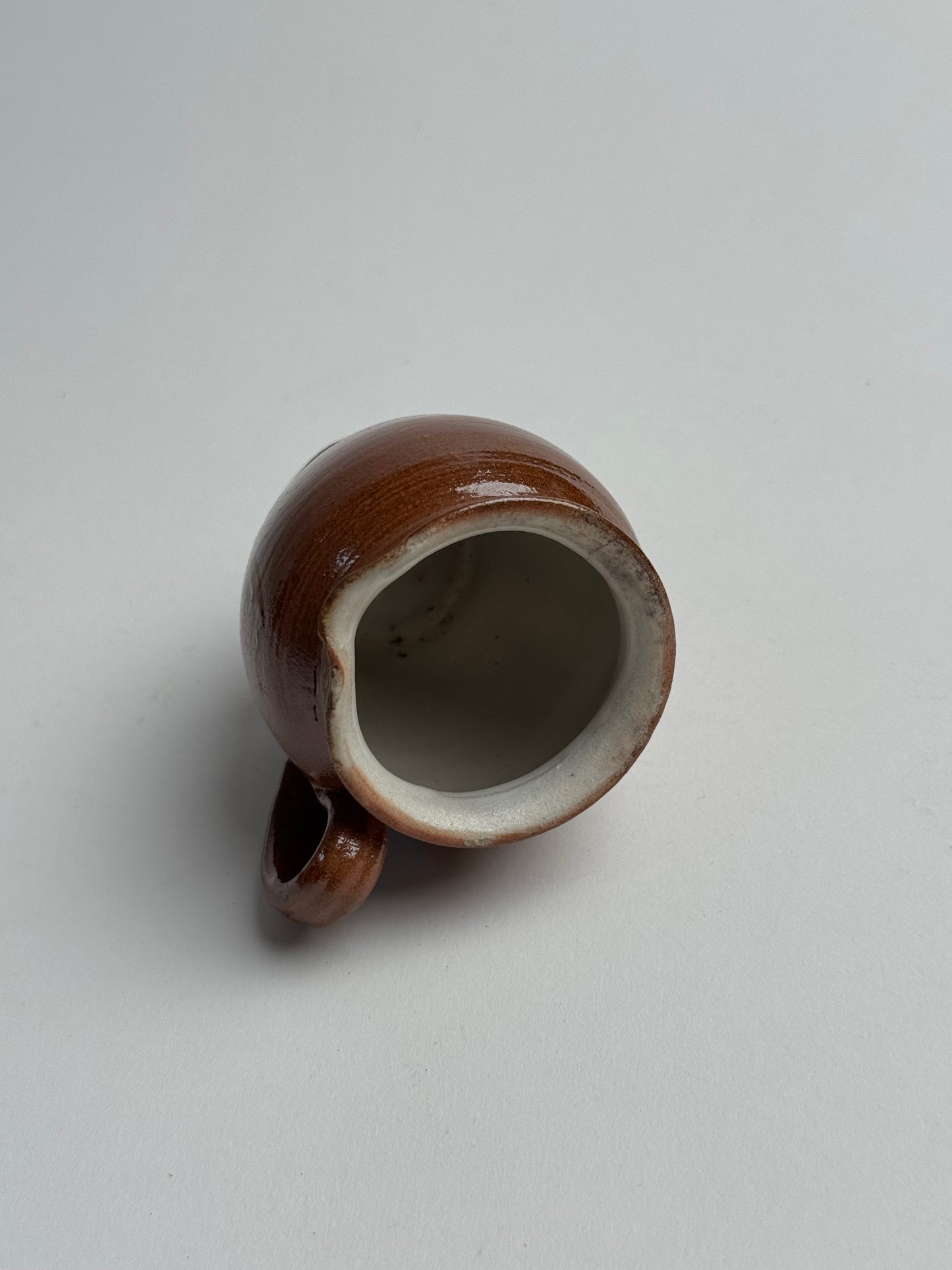Miniature Glazed French Jug