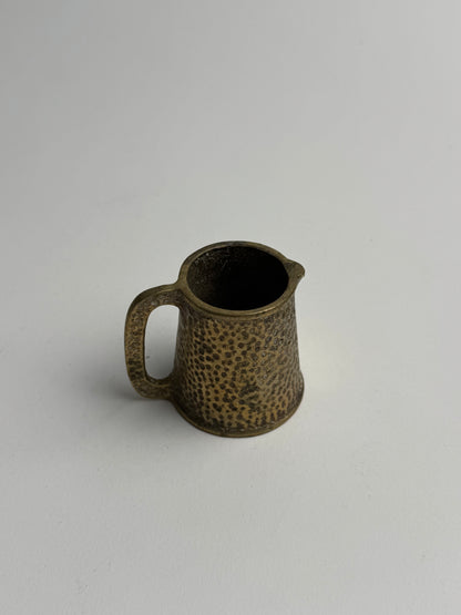 Miniature Hammered Brass Jug