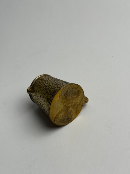Miniature Hammered Brass Jug