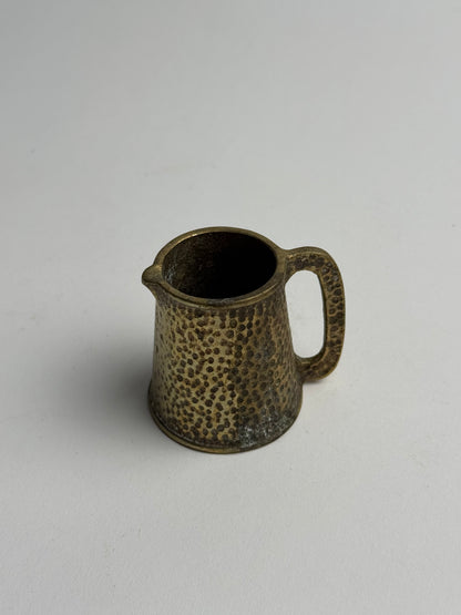 Miniature Hammered Brass Jug