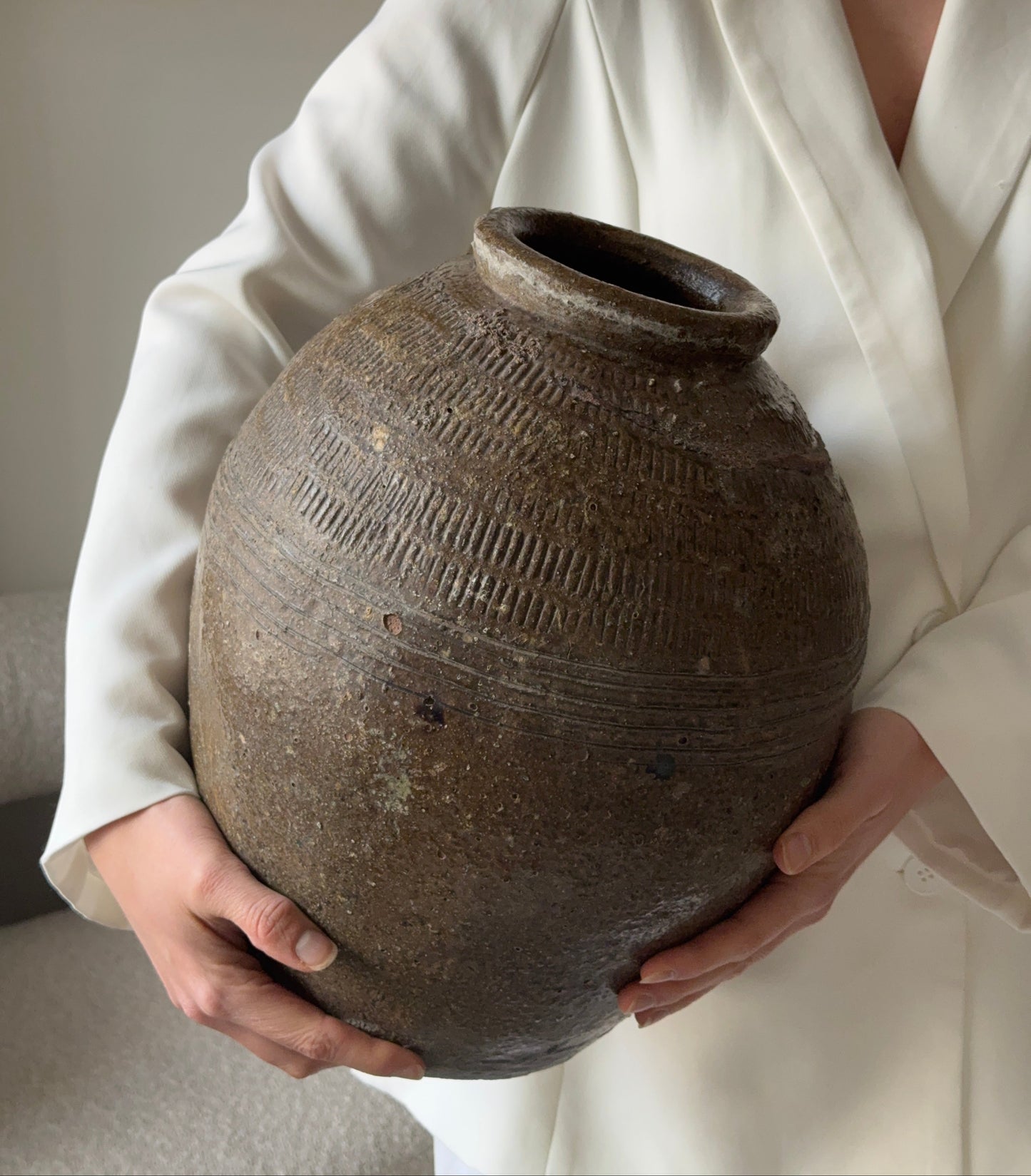 Large Chinese Rice Wine Jar