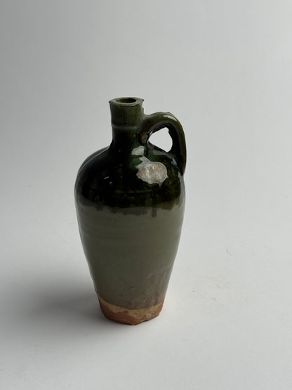 Green Vintage Glazed Pitcher