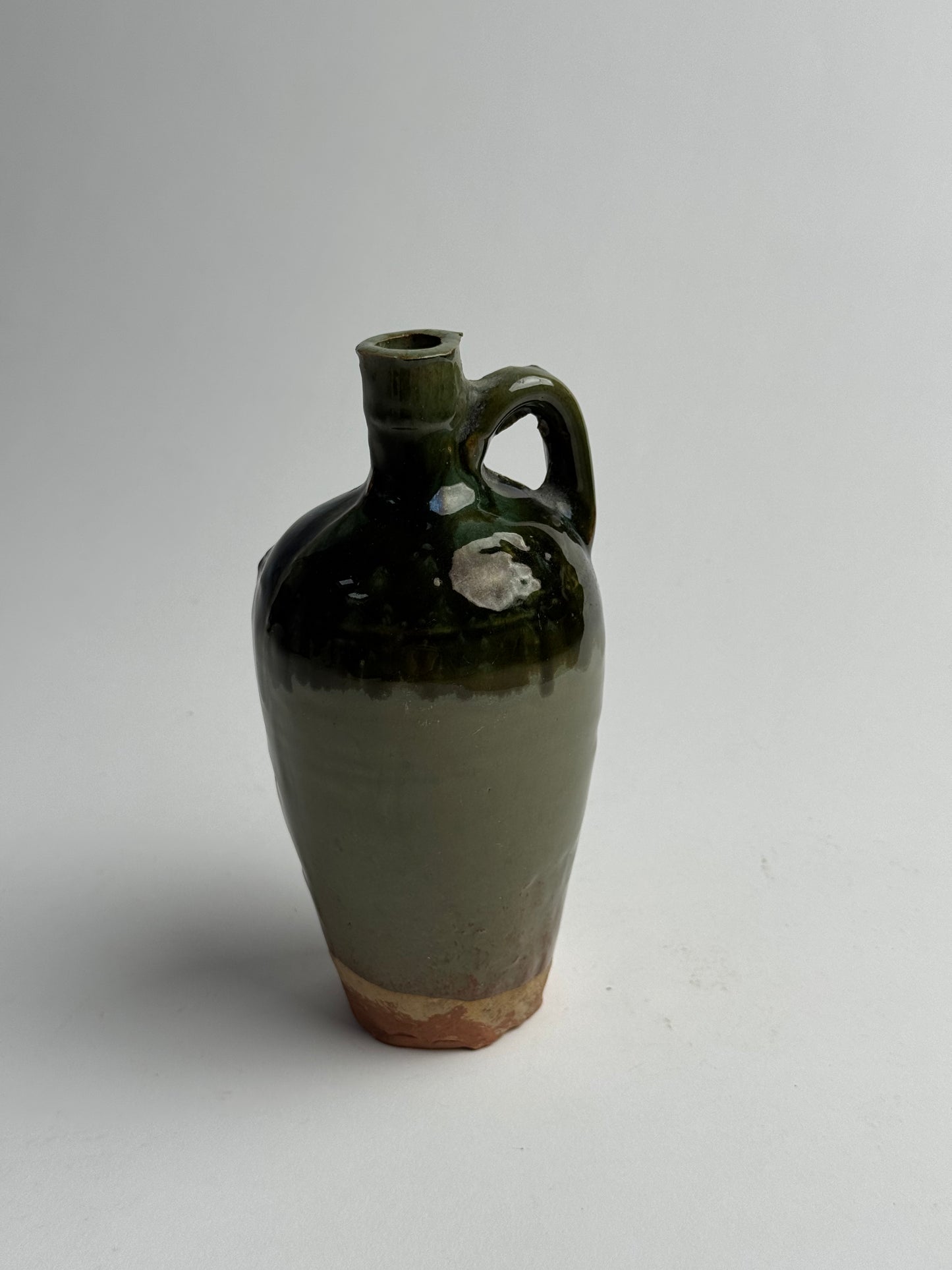 Green Vintage Glazed Pitcher