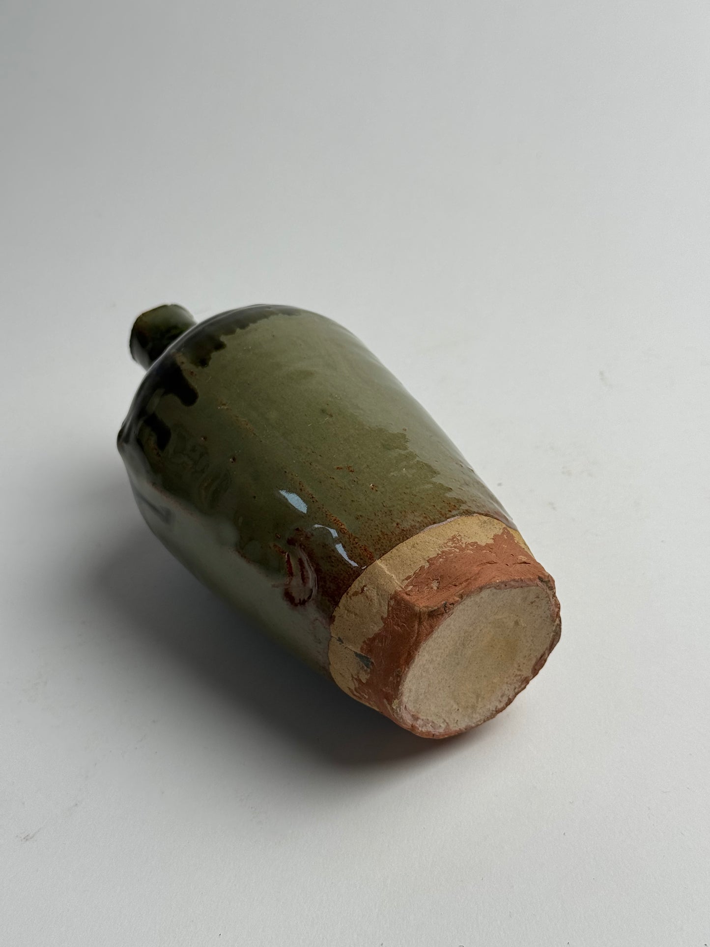 Green Vintage Glazed Pitcher