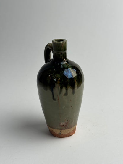 Green Vintage Glazed Pitcher