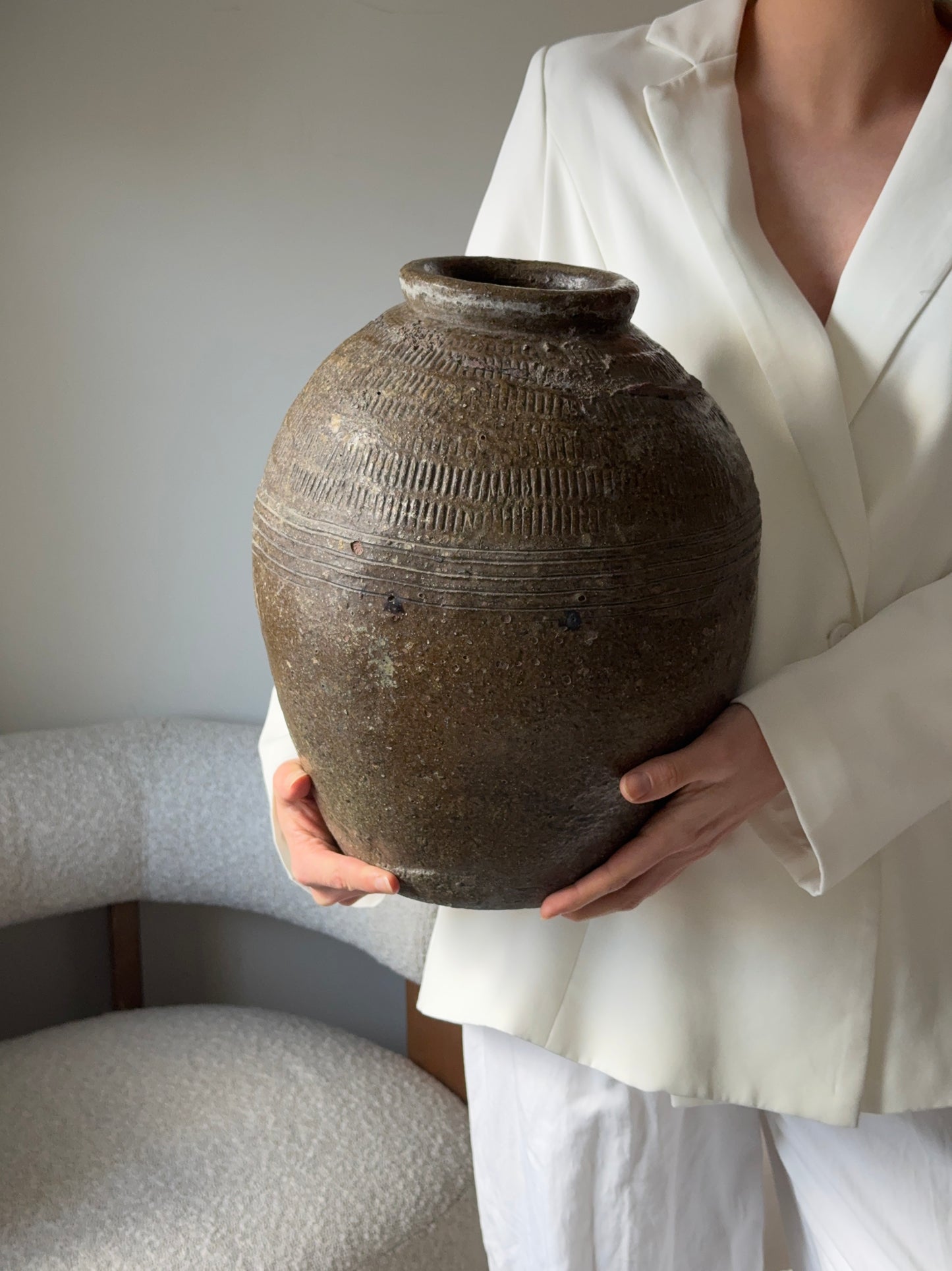Large Chinese Rice Wine Jar