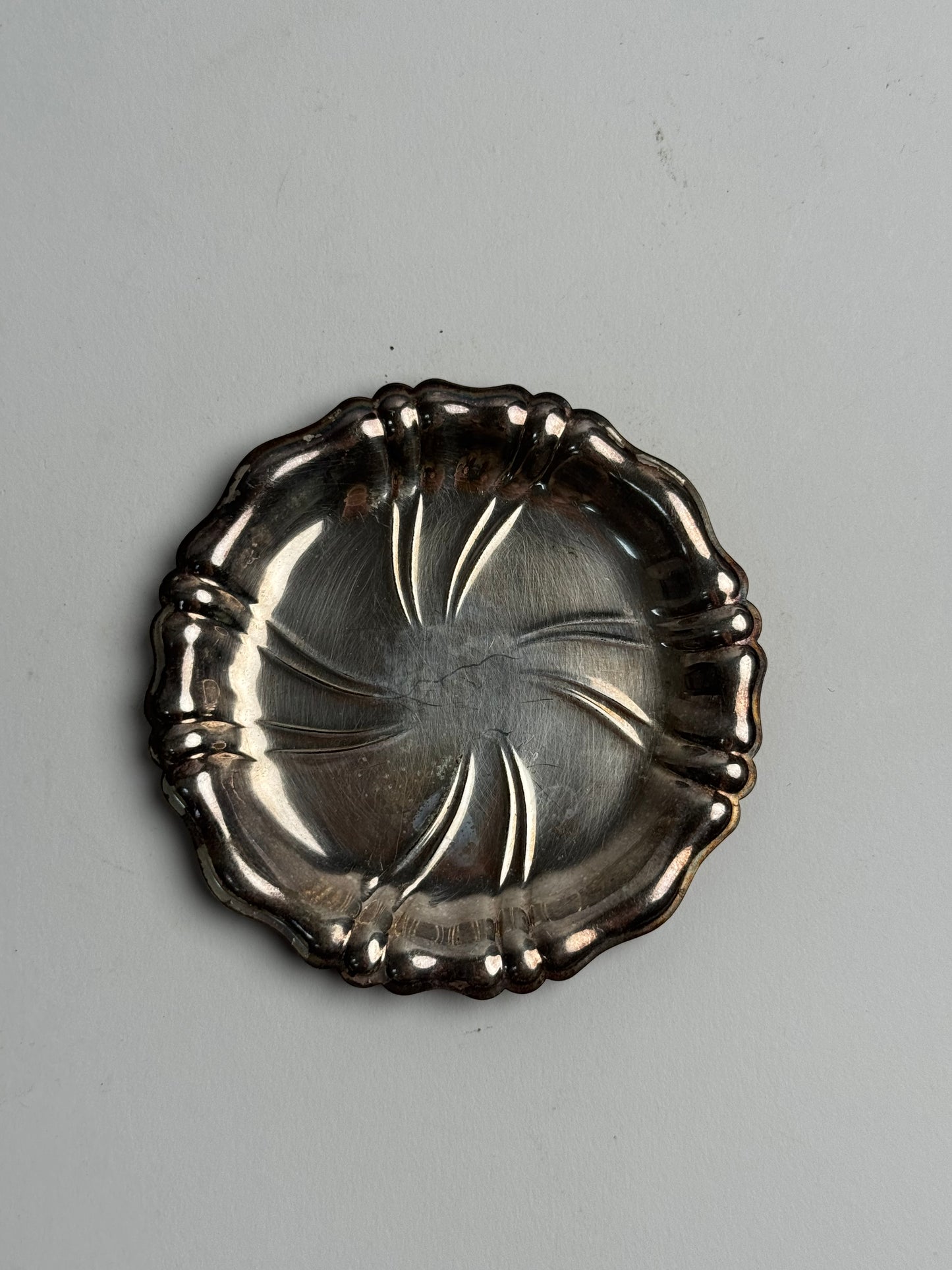 Set of 4 Vintage Silver Dishes