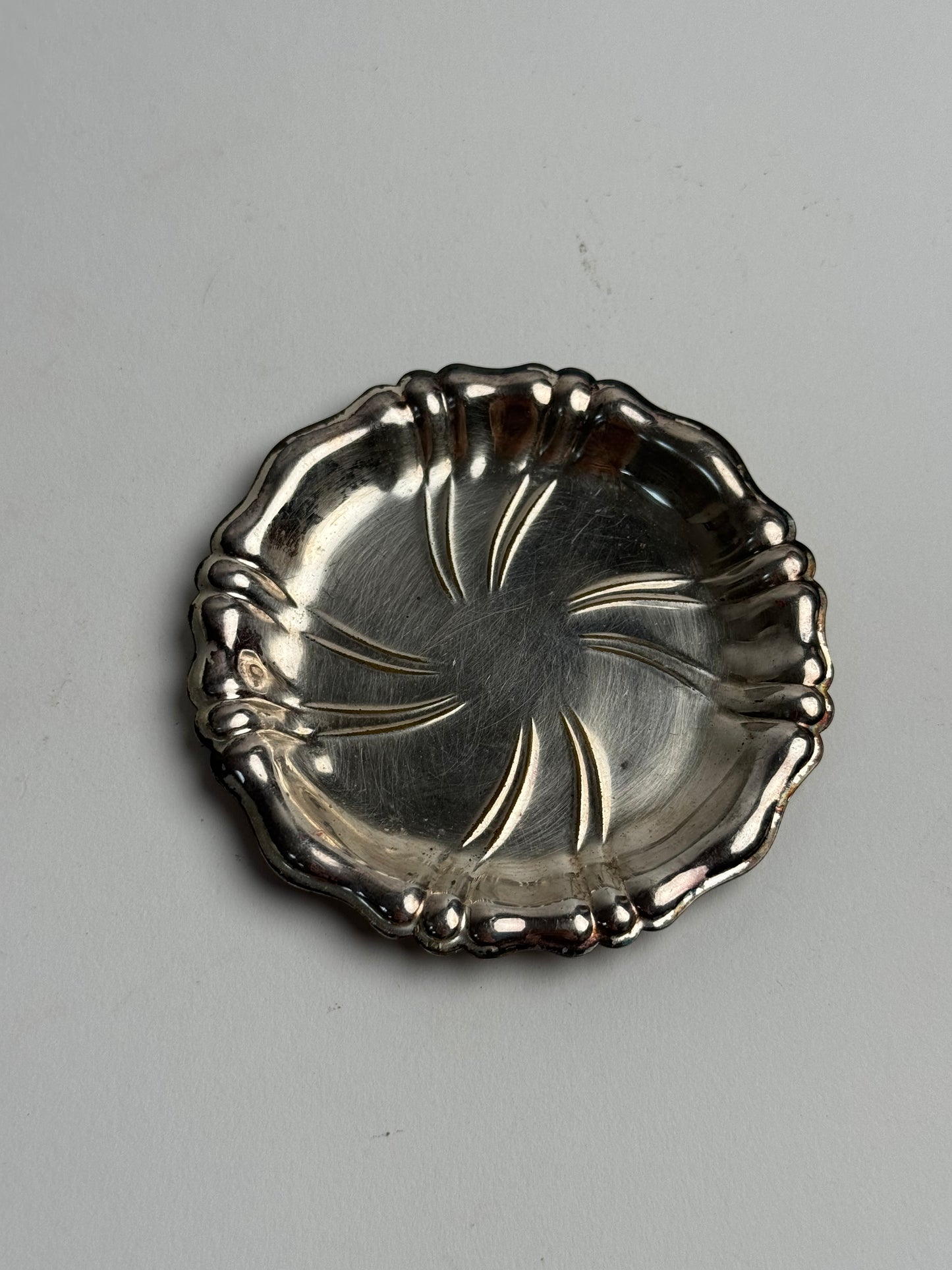 Set of 4 Vintage Silver Dishes